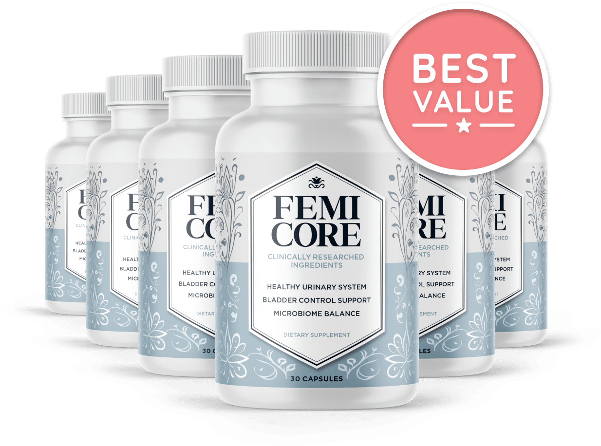 FemiCore six bottle pack