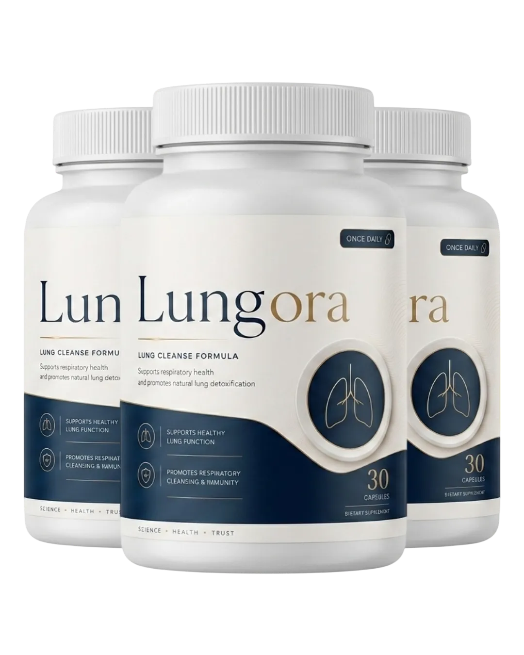 Three bottles of Lungora